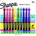 Sharpe Mfg Co Sharpie Non-Toxic Liquid Pen Highlighter - Assorted Fluorescent Color; Pack 10 409254